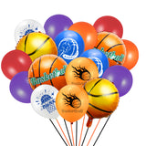 BeYumi 56Pcs Basketball Balloons, Bouquet 18’’ Aluminum Foil Balloons and Latex Balloons for Boys World Championship Basketball Theme Birthday Party Decorations, Sports Theme Baby Shower Decorations