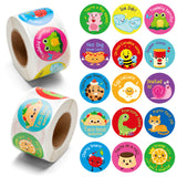 BeYumi 1000Pcs Punny Reward Stickers for Kids Funny Motivational Teacher Stickers Inspiration Positive Sayings Accents Labels Cartoon Incentive Stickers with 16 Designs for School Classroom, 1.5 Inch