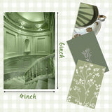 BeYumi Box Card Collage 50P Green Matcha Aesthetic Wall Collage Kit Poster Photo Dorm Trendy Cottagecore Wall Art Print Colorful Pictures Collage Avocado Green Room Bedroom Decor for Teen Girls Boys