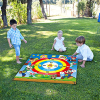 BeYumi Mario Brothers Lawn Darts Game Set, Fun Throwing Bean Bags Toss Game on Scoreboard, Indoor Outdoor Backyard Family Game Activities for Kids and Adults, Mario Brothers Birthday Party Supplies