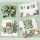 BeYumi Box Card Collage 50P Green Matcha Aesthetic Wall Collage Kit Poster Photo Dorm Trendy Cottagecore Wall Art Print Colorful Pictures Collage Avocado Green Room Bedroom Decor for Teen Girls Boys