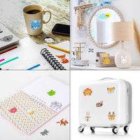 BeYumi 34Pcs 5D Diamond Painting Kits for Kids, DIY Animals Diamond Painting Stickers, Handmade Digital Diamond Arts Craft Mosaic Stickers, Painting by Numbers Kits for Adult Beginners