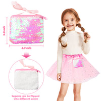 BeYumi 55Pcs Princess Pretend Jewelry Toys Set with Pink Ballet Tutu Skirt Sequins Handbag, Adjustable Rings Crowns Necklaces Earrings Wands Bracelets, Dress Up Birthday Gifts Party Favors for Kids