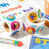 BeYumi 1000Pcs Punny Reward Stickers for Kids Funny Motivational Teacher Stickers Inspiration Positive Sayings Accents Labels Cartoon Incentive Stickers with 16 Designs for School Classroom, 1.5 Inch