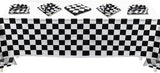 BeYumi 127Pack Race Car Checkered Party Supplies Decoration Kit｜Including Banner Pennant, Balloons, Tablecloth, Tableware, Goodies Gift Bags｜Black and White Party Decorations Favors Pack for Kids Boys｜Serves 20 Guests