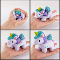 BeYumi Slow Rising Toy, Kawaii Star Unicorn Toy, Cream Scented Simulation Cute Animals Toys Gift for Kids Lovely Stress Relief Toy