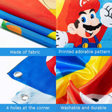 BeYumi Mario Brothers Lawn Darts Game Set, Fun Throwing Bean Bags Toss Game on Scoreboard, Indoor Outdoor Backyard Family Game Activities for Kids and Adults, Mario Brothers Birthday Party Supplies
