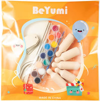 BeYumi 19Pcs DIY Wooden Cutting Board Serving Paddle Chopping Board with Handle Mini Rolling Pin Blank Wooden Labels Hanging Tags with Hole Kitchen Unfinished Wood Crafts to Paint Decor Christmas Gift