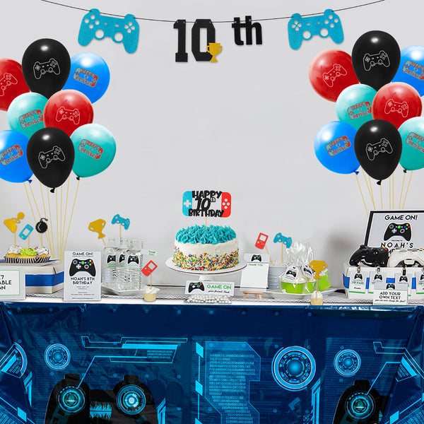 Video Game 7th Birthday Decorations for Boys - Level up Party