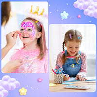 BeYumi 28 Pieces Cute Hair Clips for Toddler Girls Colorful Rainbow Flower Fruit Lollipop Cartoon Animal Patterns Barrettes Hairpins Kawaii Assorted Styles Hair Accessories for Baby Infant Kids Teens