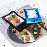BeYumi 140Pcs Colorful Smell Proof Bags Aluminum Foil Pouch Bag Flat Ziplock Sealed Bags for Party Favor Food Storage Portable Travel Bag with 4 Sizes