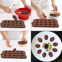 BeYumi Pack of 4 Silicone Easter Egg Bunny Chocolate Easter Day Molds Rabbit Tray for Baking Chocolate Cookies Ice Cream Jelly Candy Fondant Soap Birthday Theme Party Cupcake Cake Decor