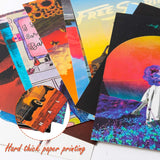 BeYumi 50PCS Album Cover Aesthetic Pictures Wall Collage Kit, Album Style Photo Collection Collage Dorm Decor for Girl and Boy Teens, Trendy Wall Prints Kit, Small Poster for Room Bedroom Aesthetic